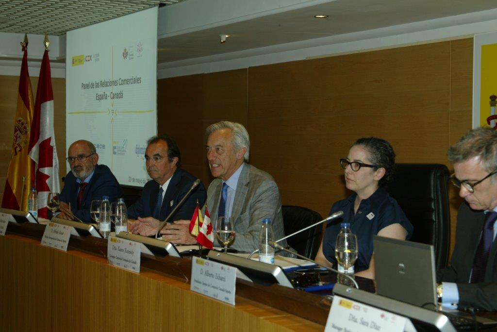 Panel de las relaciones comerciales entre España y Canadá foto 3